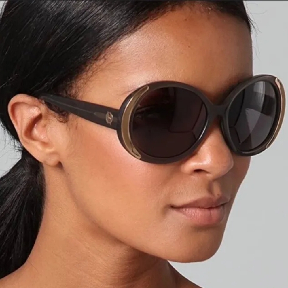SOLD! House of Harlow 1960 'Nicole' Navy Blue/Silver Sunglasses